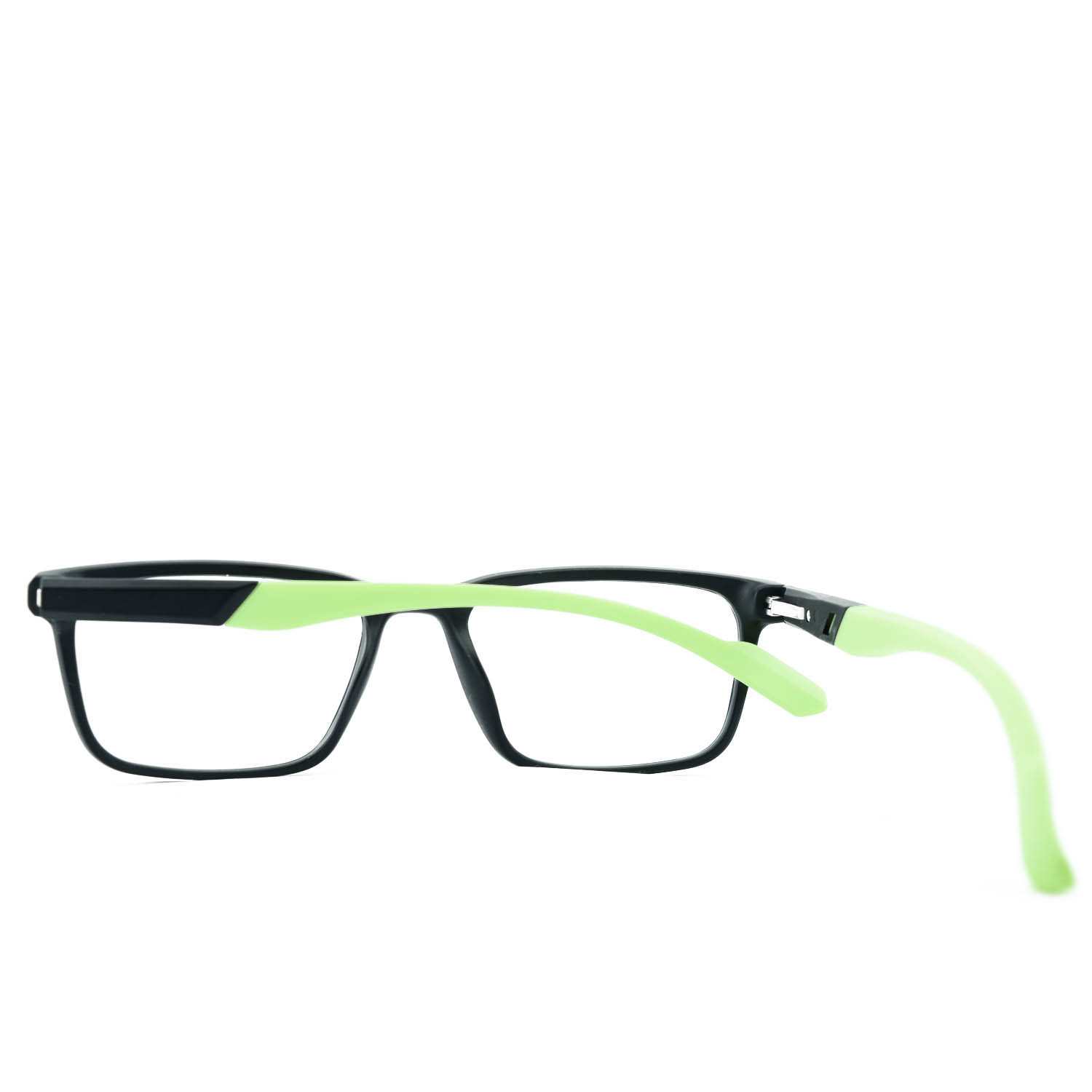 Anteojos de Plástico TR90 Negro livianos para lentes recetados | A8203NEFLUC1