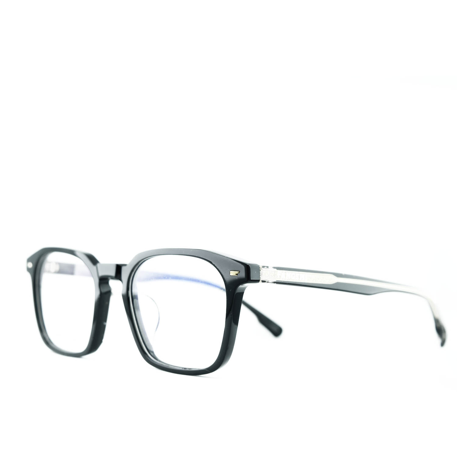 Anteojos de Acetato Negro livianos para lentes recetados | BC3064NEC02 4 Anteojos de Acetato Negro livianos para lentes recetados | BC3064NEC02
