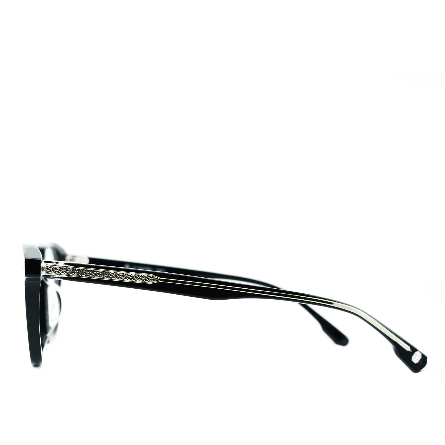 Anteojos de Acetato Negro livianos para lentes recetados | BC3064NEC02 5 Anteojos de Acetato Negro livianos para lentes recetados | BC3064NEC02