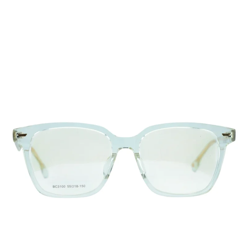 Anteojos de Acetato Transparente livianos para lentes recetados | BC3100TRC03