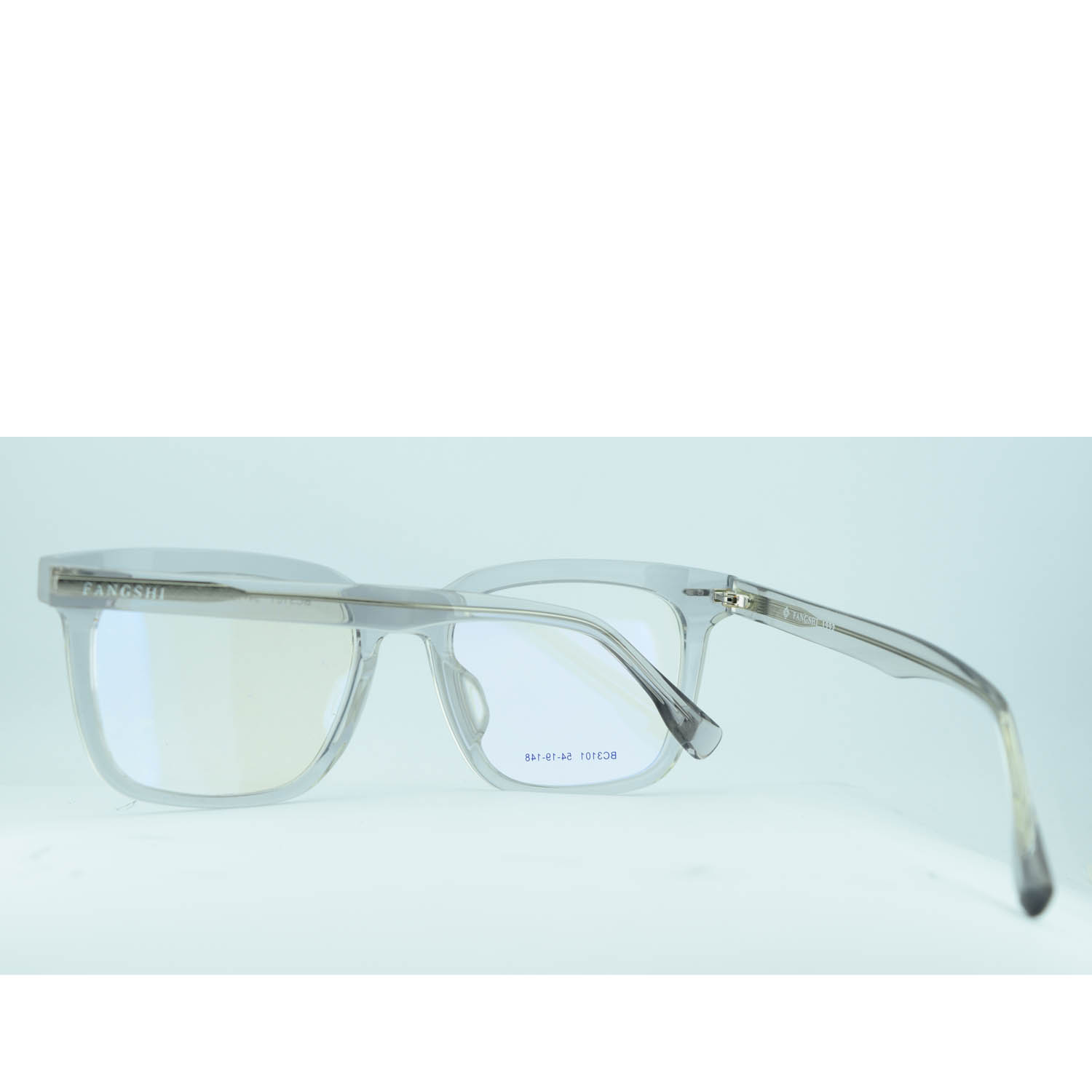 Anteojos de Acetato Transparente livianos para lentes recetados | BC3101TRC04