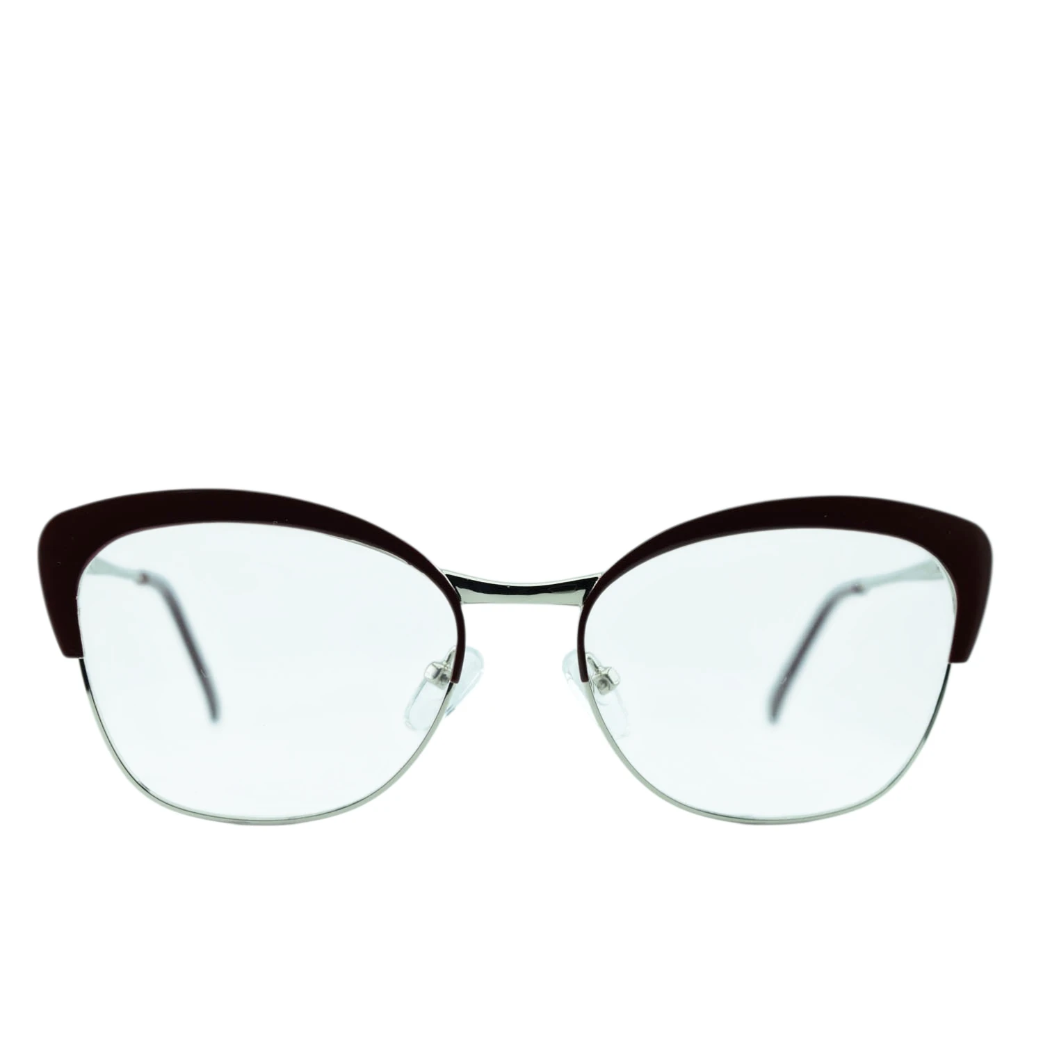 Anteojos de Metal Bordó livianos para lentes recetados | D21110BOC12