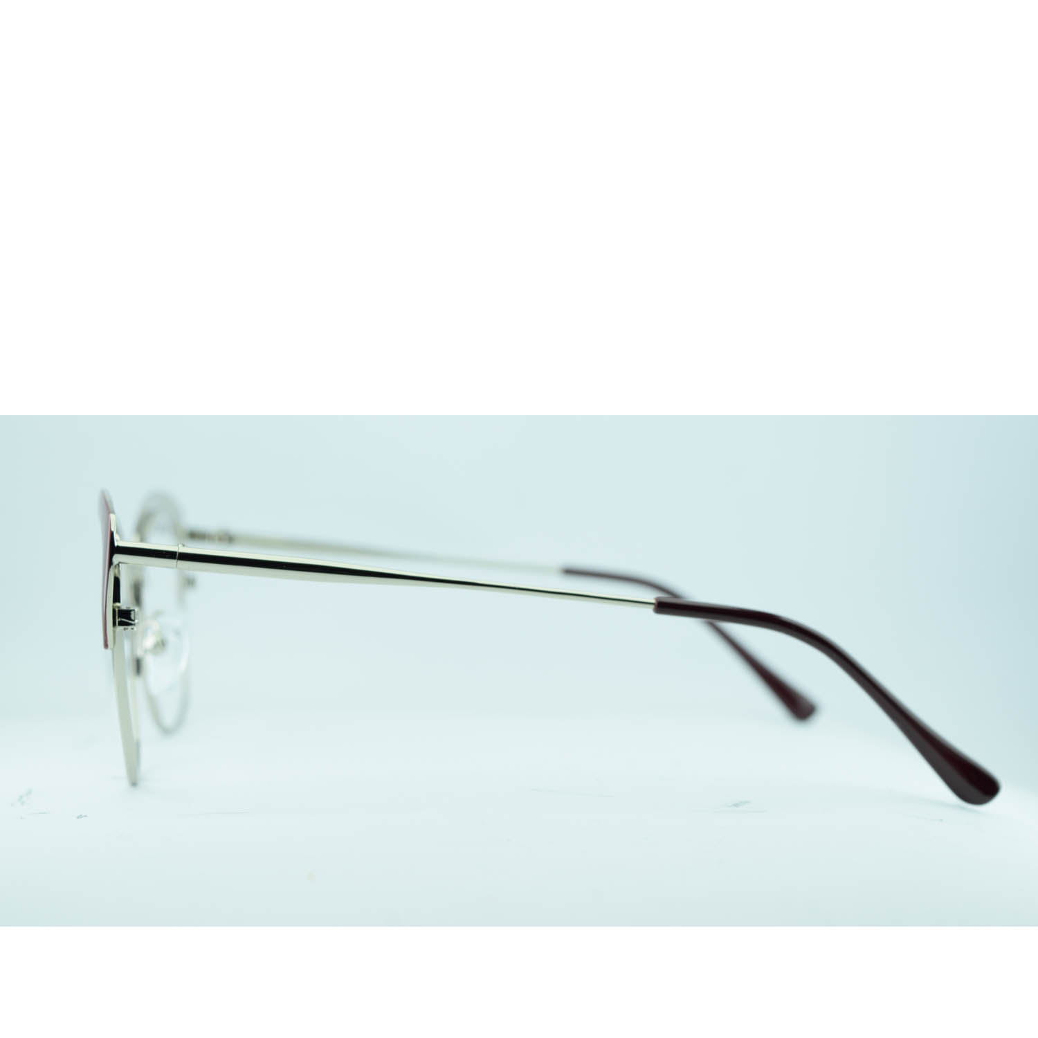 Anteojos de Metal Bordó livianos para lentes recetados | D21110BOC12