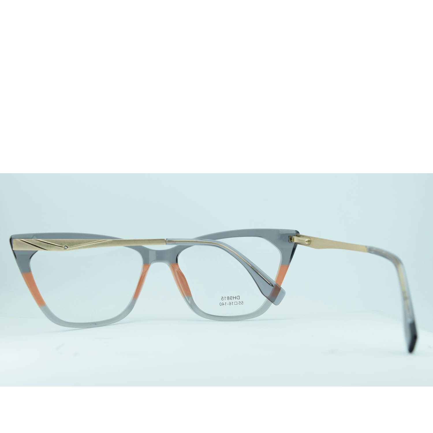 Anteojos de Acetato Gris livianos para lentes recetados | DH9815GRNAC3