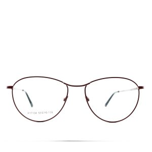 Anteojos de Metal Bordó livianos para lentes recetados | F17104BORC3 8 Anteojos de Metal Bordó livianos para lentes recetados | F17104BORC3