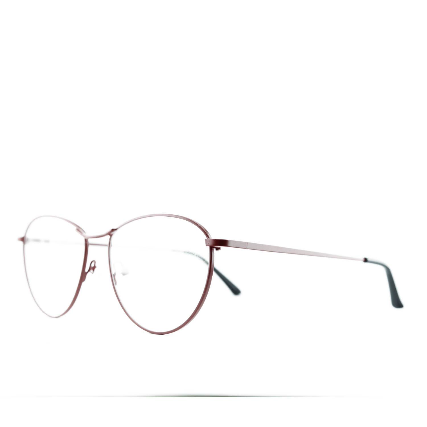 Anteojos de Metal Bordó livianos para lentes recetados | F17104BORC3