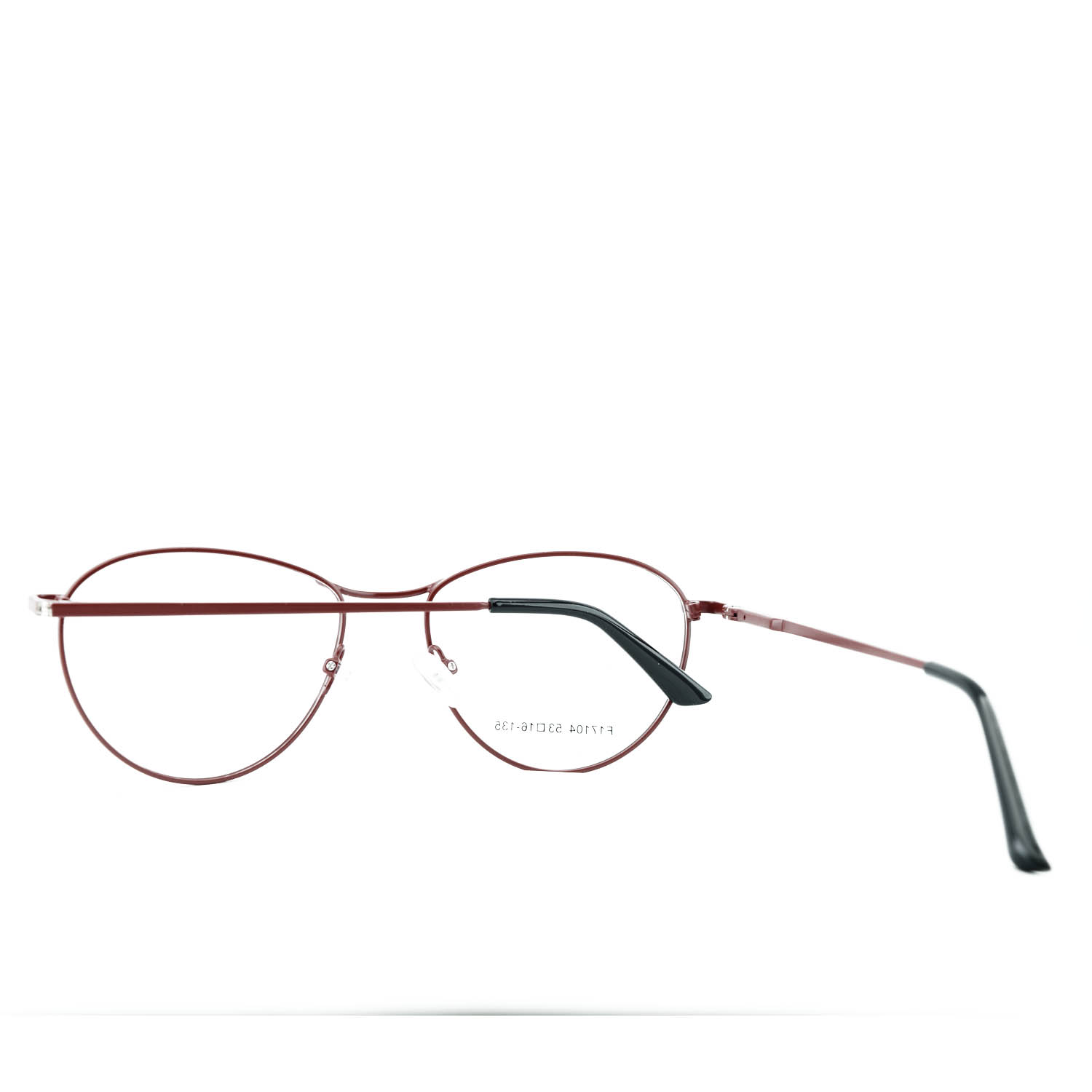 Anteojos de Metal Bordó livianos para lentes recetados | F17104BORC3