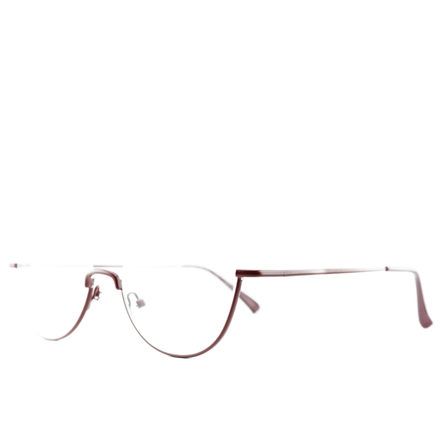 Anteojos de Metal Bordó livianos para lentes recetados | F17113BOC4
