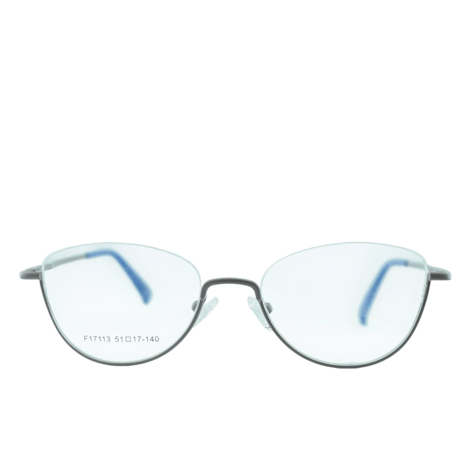 Anteojos de Metal Gris livianos para lentes recetados | F17113GRC3