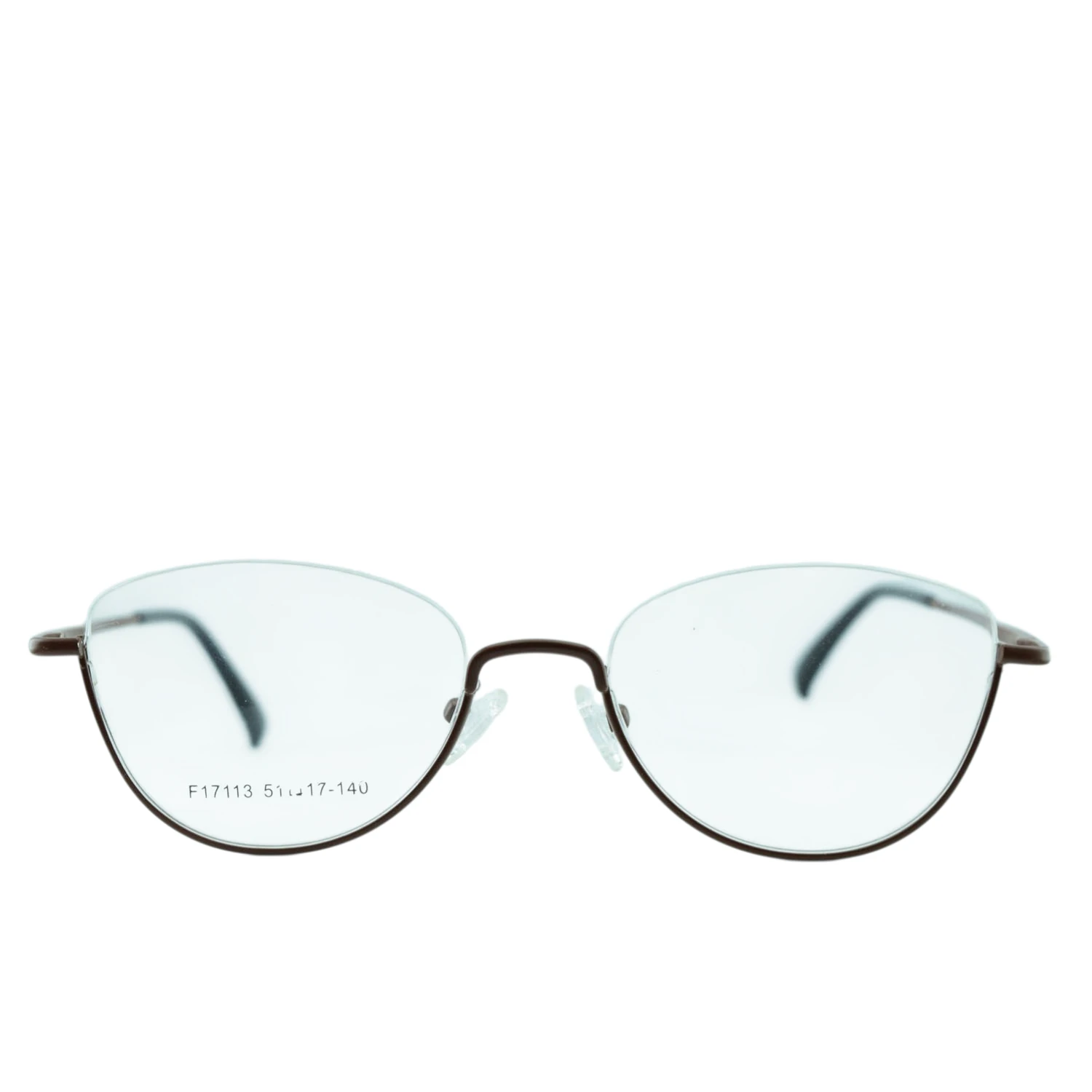 Anteojos de Metal Marrón livianos para lentes recetados | F17113MAC1