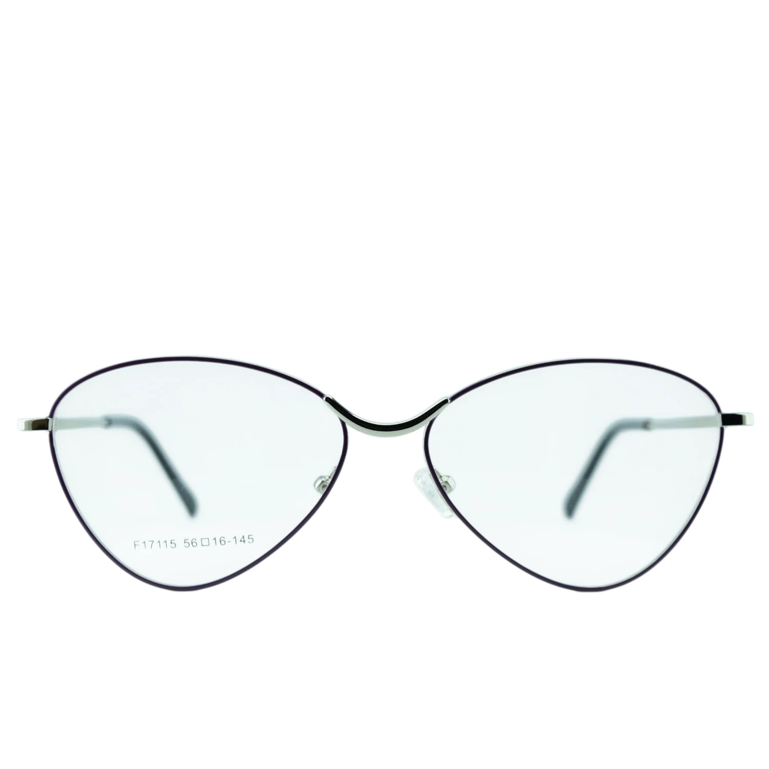 Anteojos de Metal Violeta livianos para lentes recetados | F17115VIPLC3