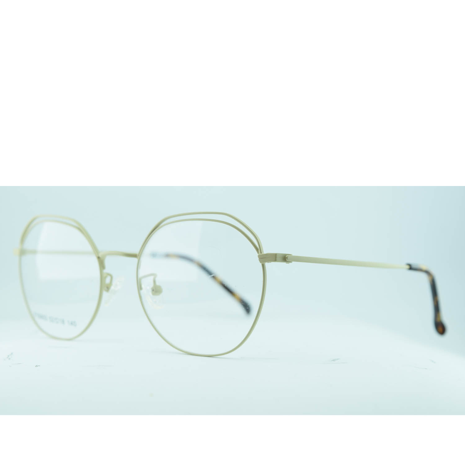 Anteojos de Metal Crema livianos para lentes recetados | F18403CRC5