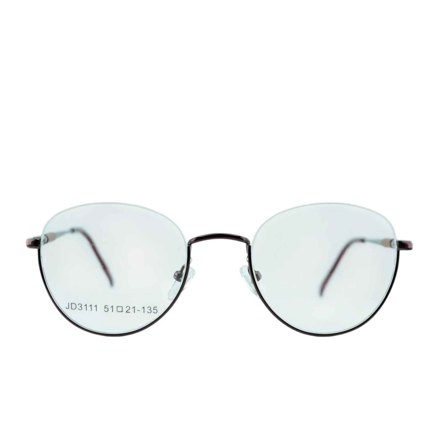Anteojos de Metal Marrón livianos para lentes recetados | JD3111MARC2