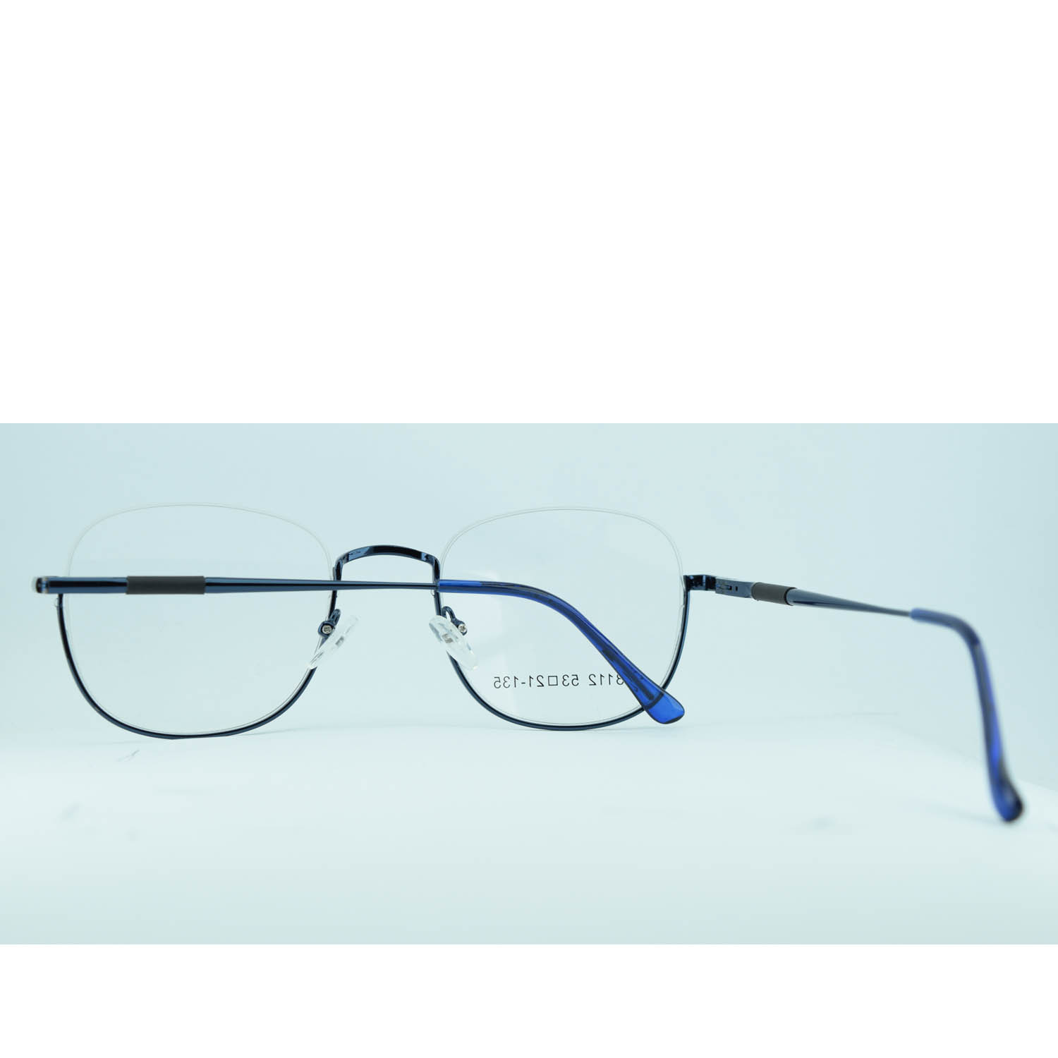 Anteojos de Metal Azul livianos para lentes recetados | JD3112AZC2
