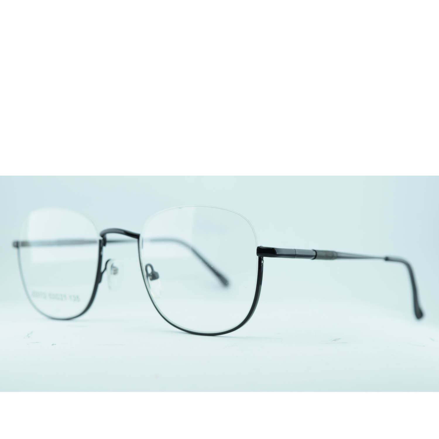 Anteojos de Metal Negro livianos para lentes recetados | JD3112NEC3