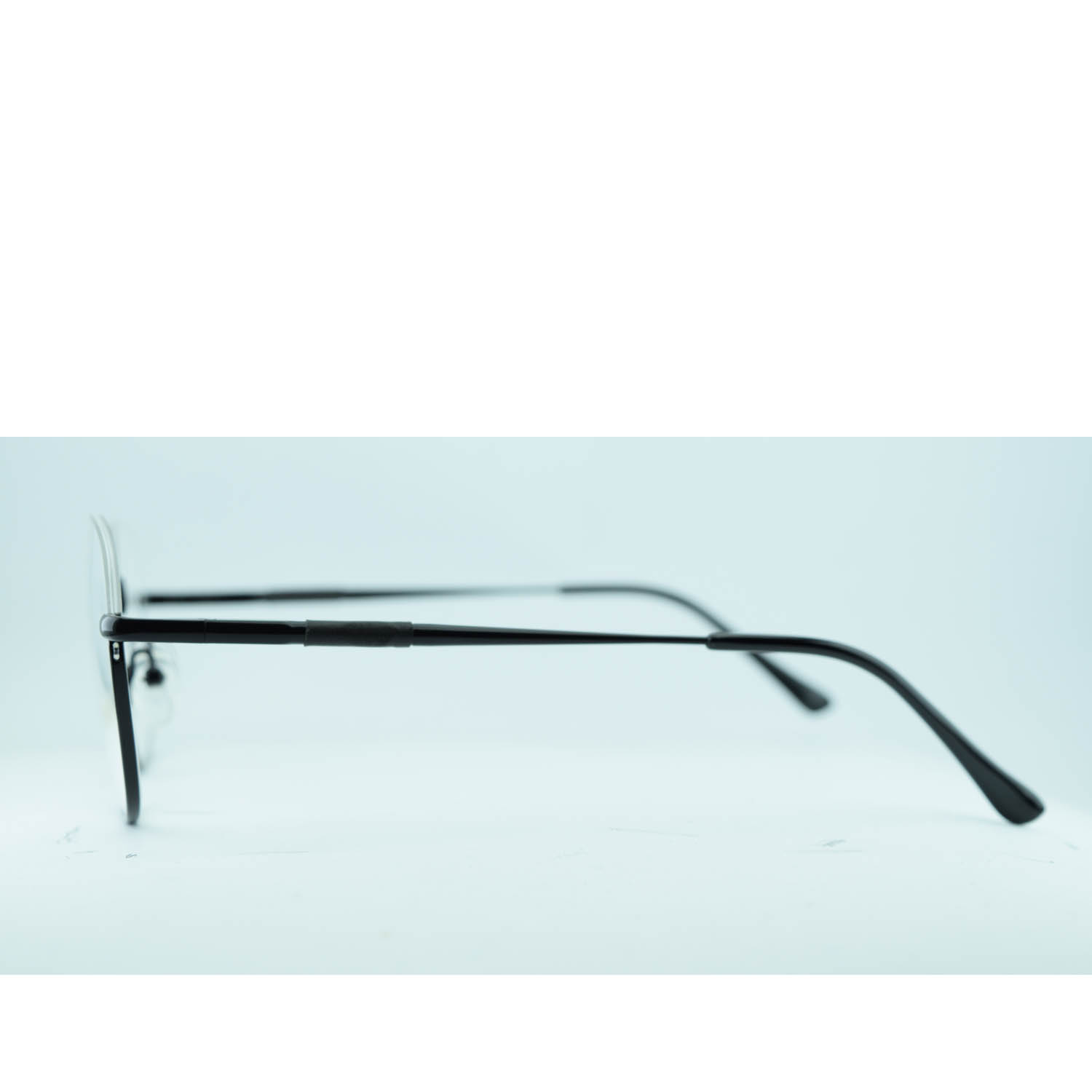 Anteojos de Metal Negro livianos para lentes recetados | JD3112NEC3