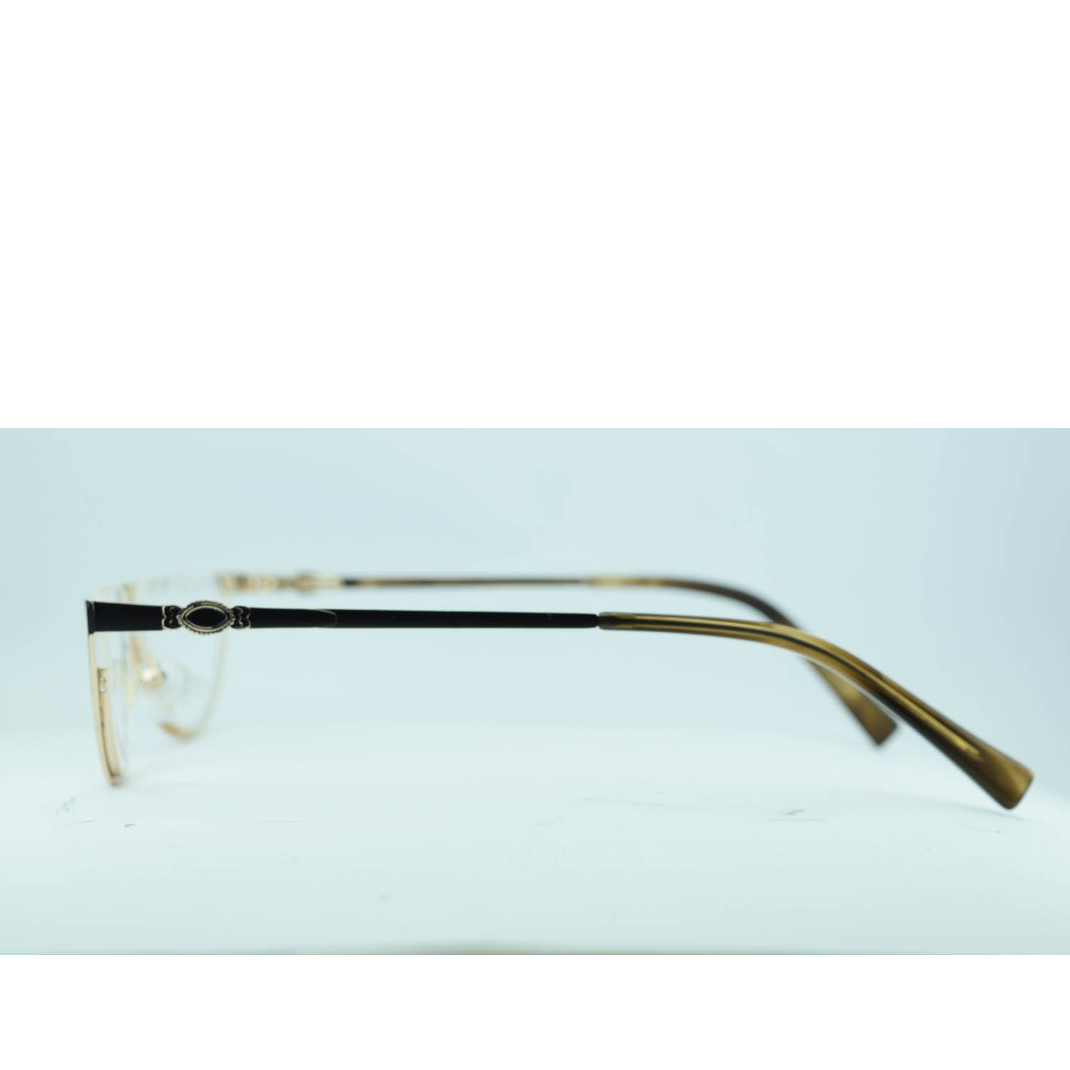 Anteojos de Metal Negro livianos para lentes recetados | JD3283NEC1