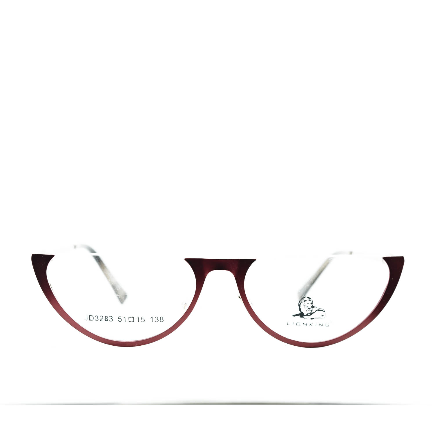 Anteojos de Metal Rojo livianos para lentes recetados | JD3283ROC2