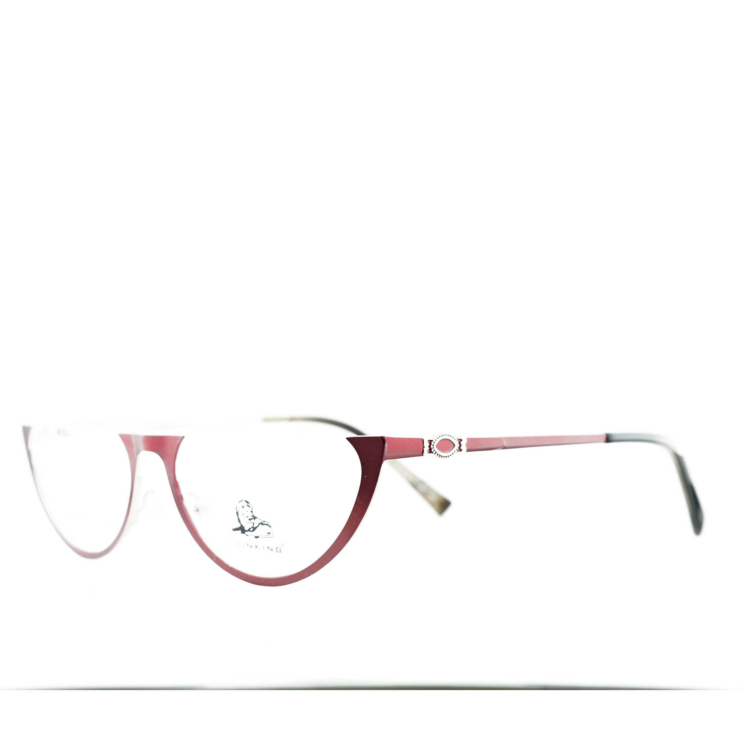 Anteojos de Metal Rojo livianos para lentes recetados | JD3283ROC2