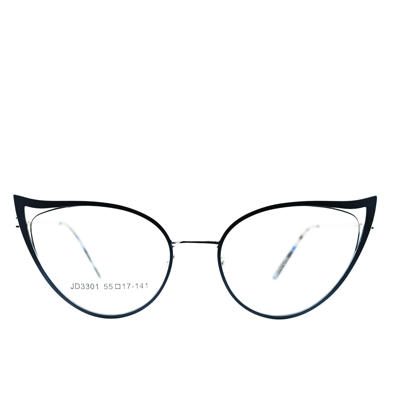 Anteojos de Metal Azul livianos para lentes recetados | JD3301AZC3 3 Anteojos de Metal Azul livianos para lentes recetados | JD3301AZC3