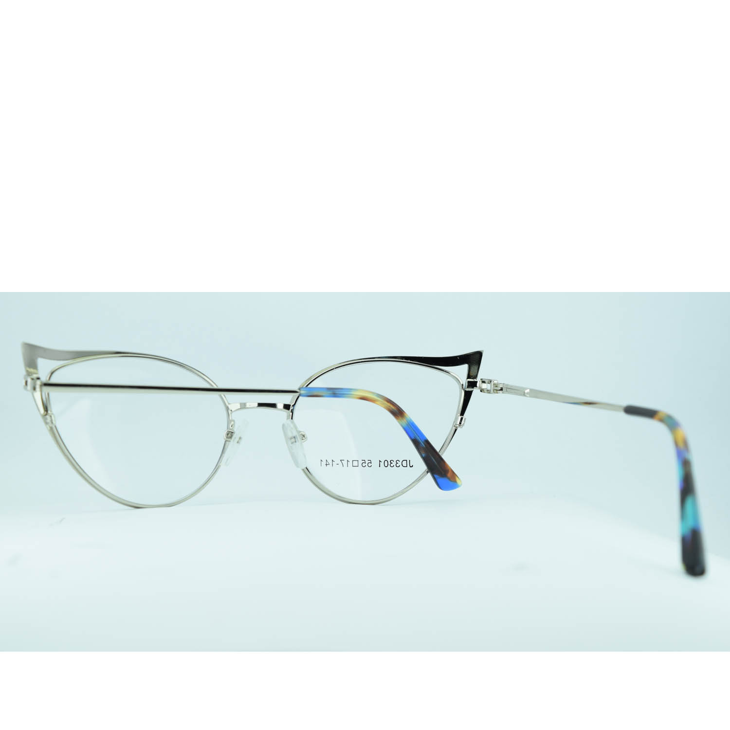 Anteojos de Metal Azul livianos para lentes recetados | JD3301AZC3 6 Anteojos de Metal Azul livianos para lentes recetados | JD3301AZC3