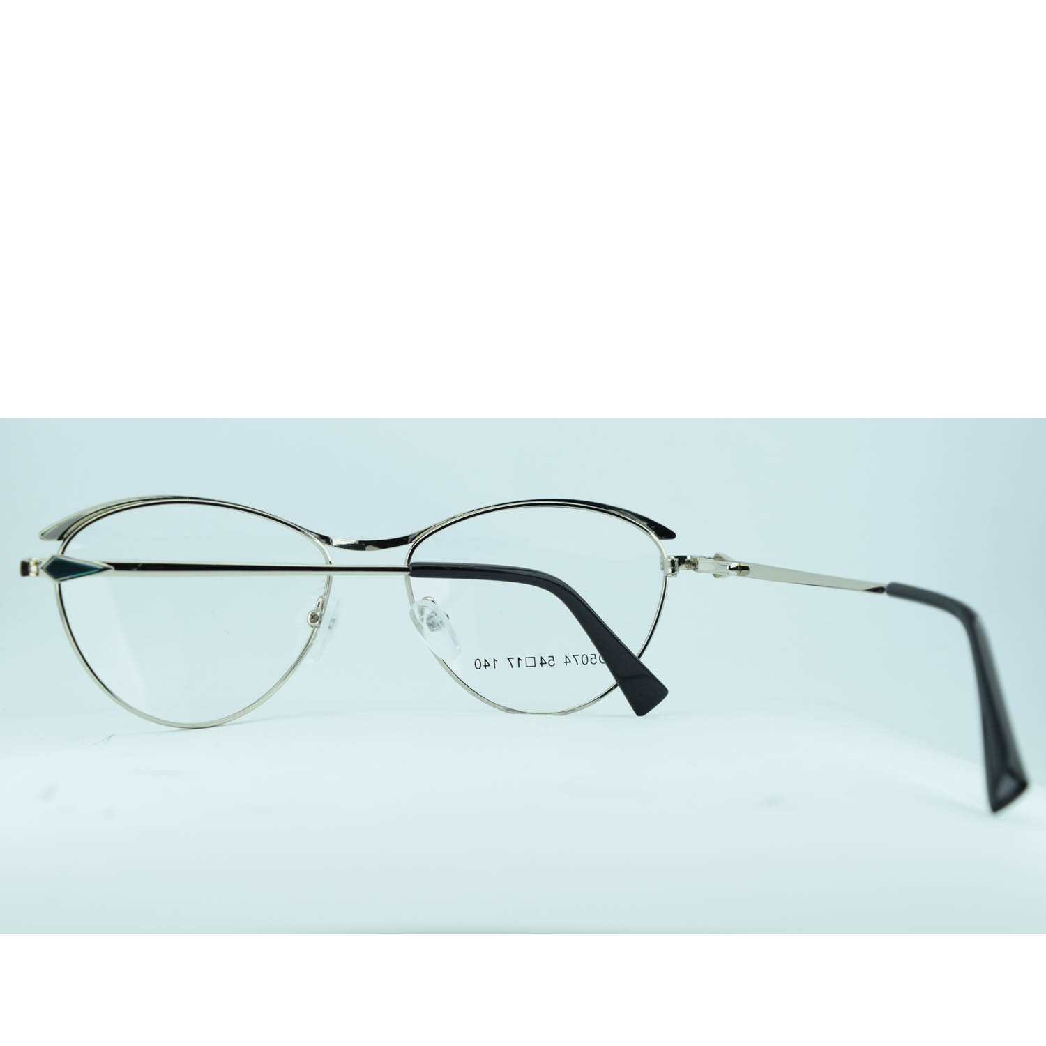 Anteojos de Metal Plateado livianos para lentes recetados | JD5074PLVEC2 6 Anteojos de Metal Plateado livianos para lentes recetados | JD5074PLVEC2