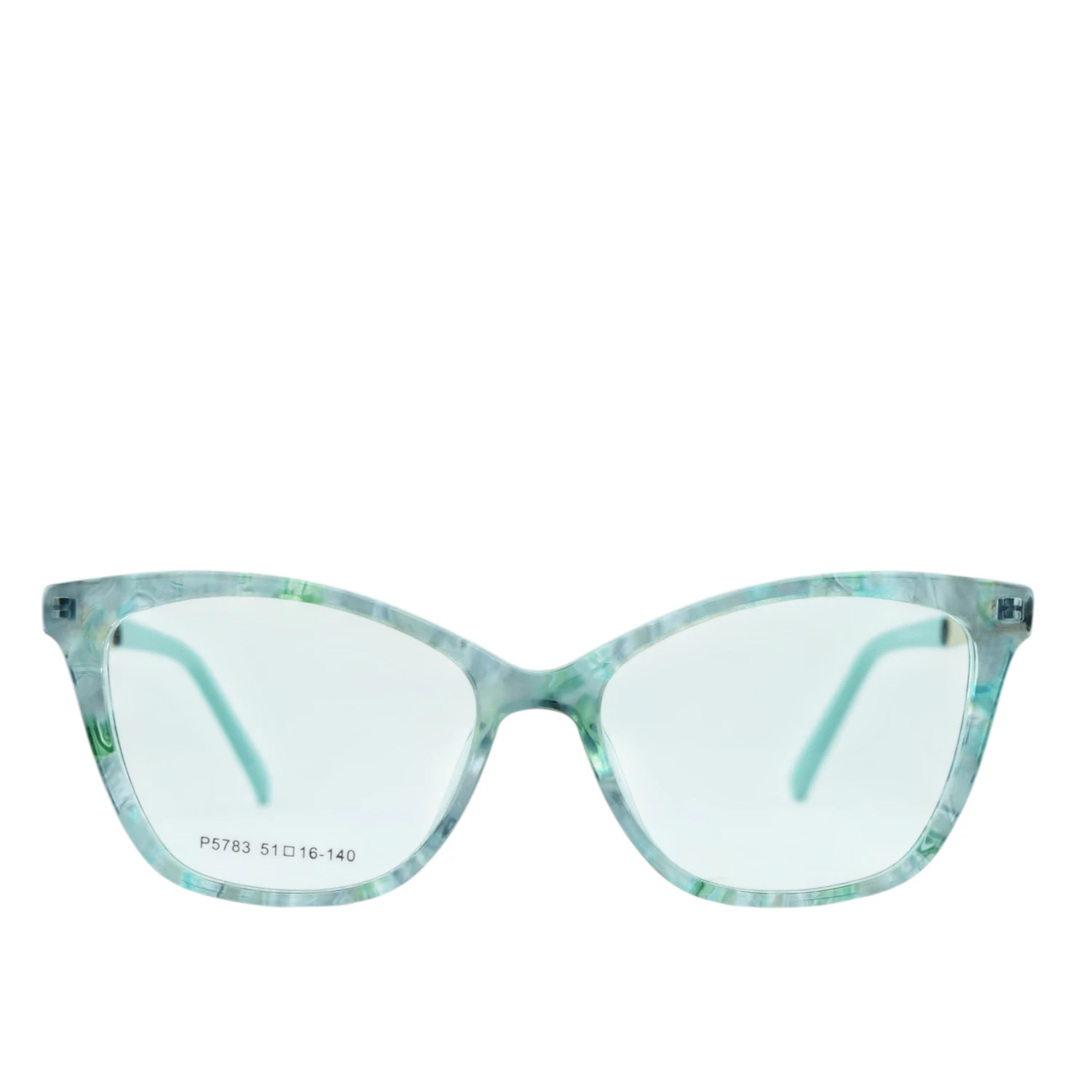 Anteojos de Acetato Celeste livianos para lentes recetados | P5783CEMARC4