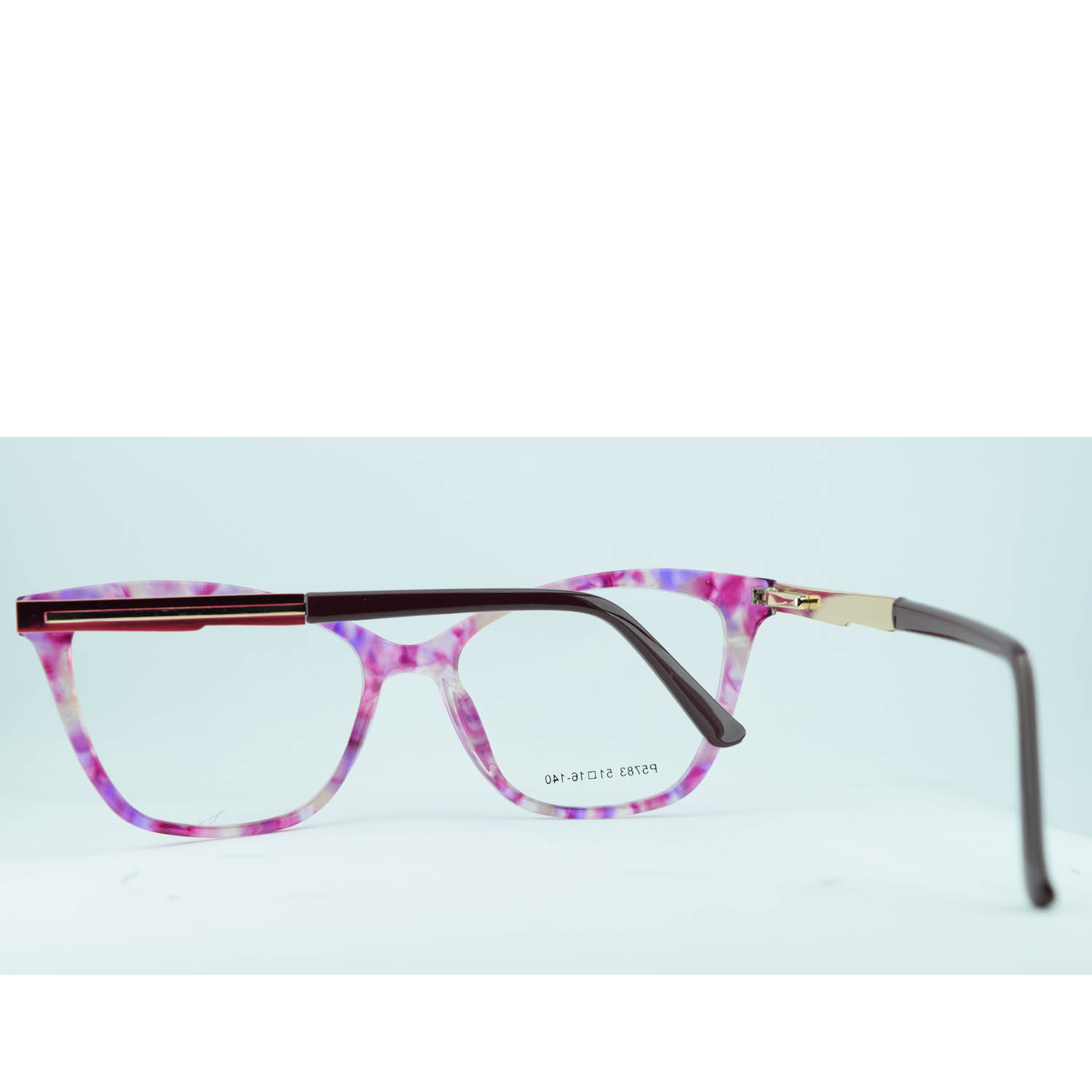 Anteojos de Acetato Fucsia livianos para lentes recetados | P5783FUMARC3