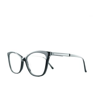 Anteojos de Acetato Negro livianos para lentes recetados | P5783NEC1 9 Anteojos de Acetato Negro livianos para lentes recetados | P5783NEC1