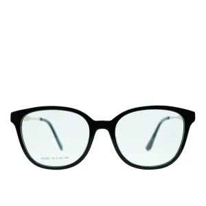 Anteojos de Acetato Negro livianos para lentes recetados | P5787NEC1 8 Anteojos de Acetato Negro livianos para lentes recetados | P5787NEC1