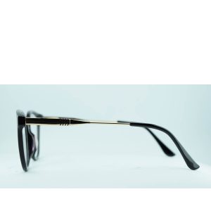 Anteojos de Acetato Negro livianos para lentes recetados | P5787NEC1 10 Anteojos de Acetato Negro livianos para lentes recetados | P5787NEC1