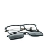 Anteojos Clip On de Plastico Negro livianos 2 en 1 | R6075NEMAC2 2 Anteojos Clip On de Plastico Negro livianos 2 en 1 | R6075NEMAC2