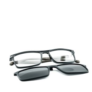 Anteojos Clip On de Plastico Negro livianos 2 en 1 | R6075NEMAC2 11 Anteojos Clip On de Plastico Negro livianos 2 en 1 | R6075NEMAC2