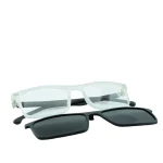 Anteojos Clip On de Plastico Transparente livianos 2 en 1 | R6075TRNEC3 1 Anteojos Clip On de Plastico Transparente livianos 2 en 1 | R6075TRNEC3