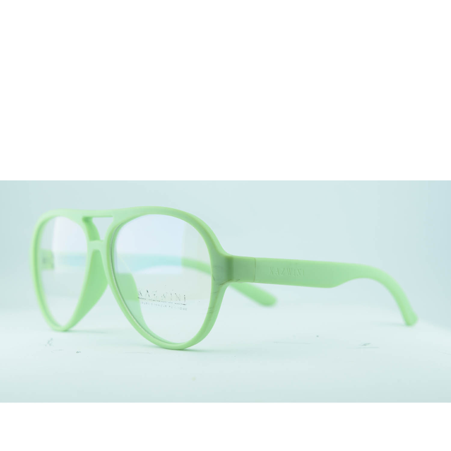 Anteojos de Goma Verde livianos para lentes recetados | RK21001VEC08