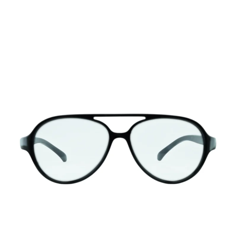 Anteojos de Plastico Negro livianos para lentes recetados | S843PNEC11