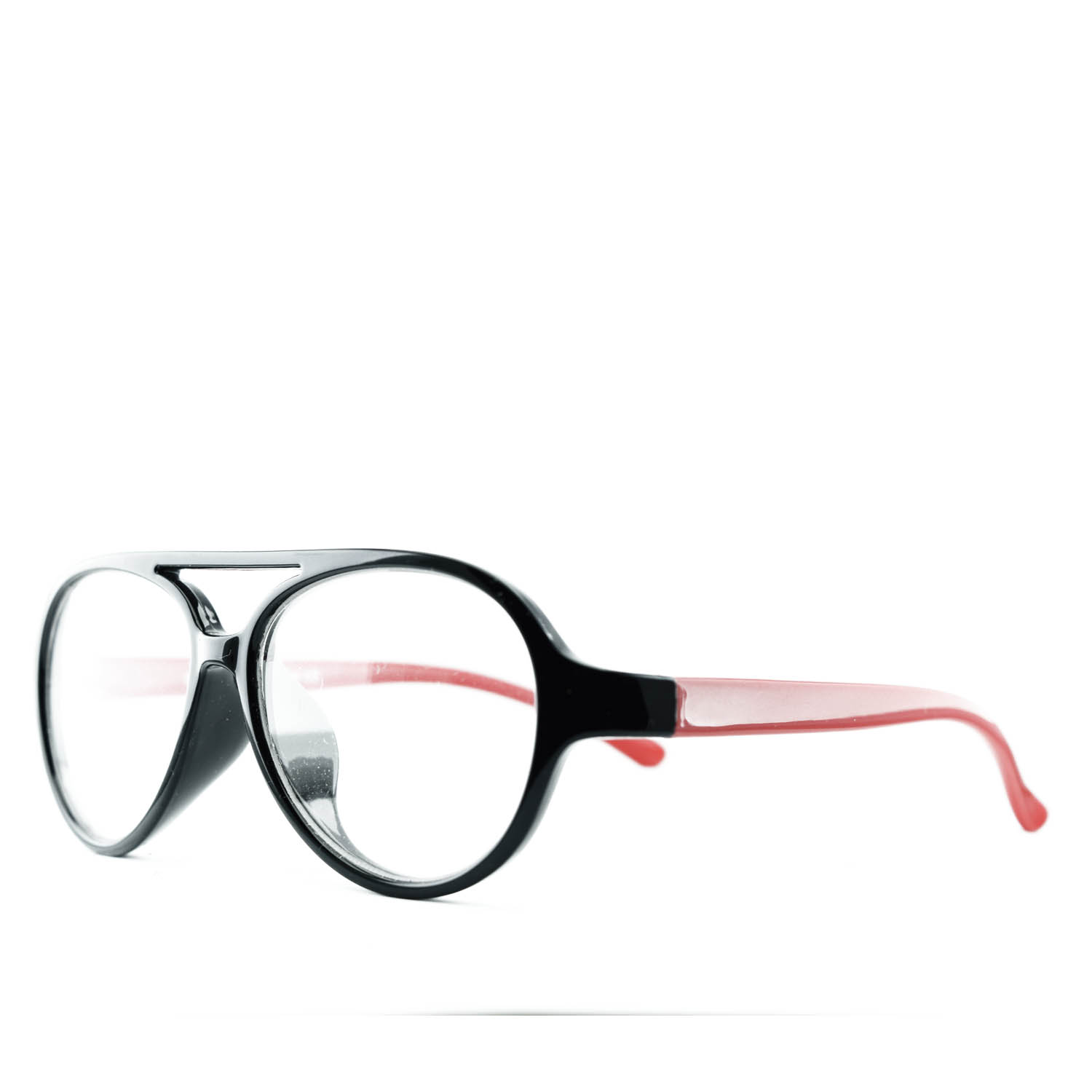 Anteojos de Plastico Negro livianos para lentes recetados | S843PNEROC14