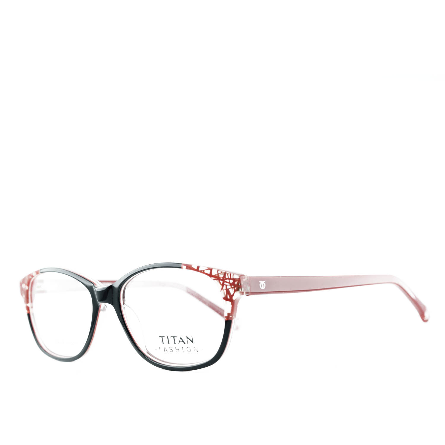 Anteojos de Acetato Negro livianos para lentes recetados | T2413NEROA1