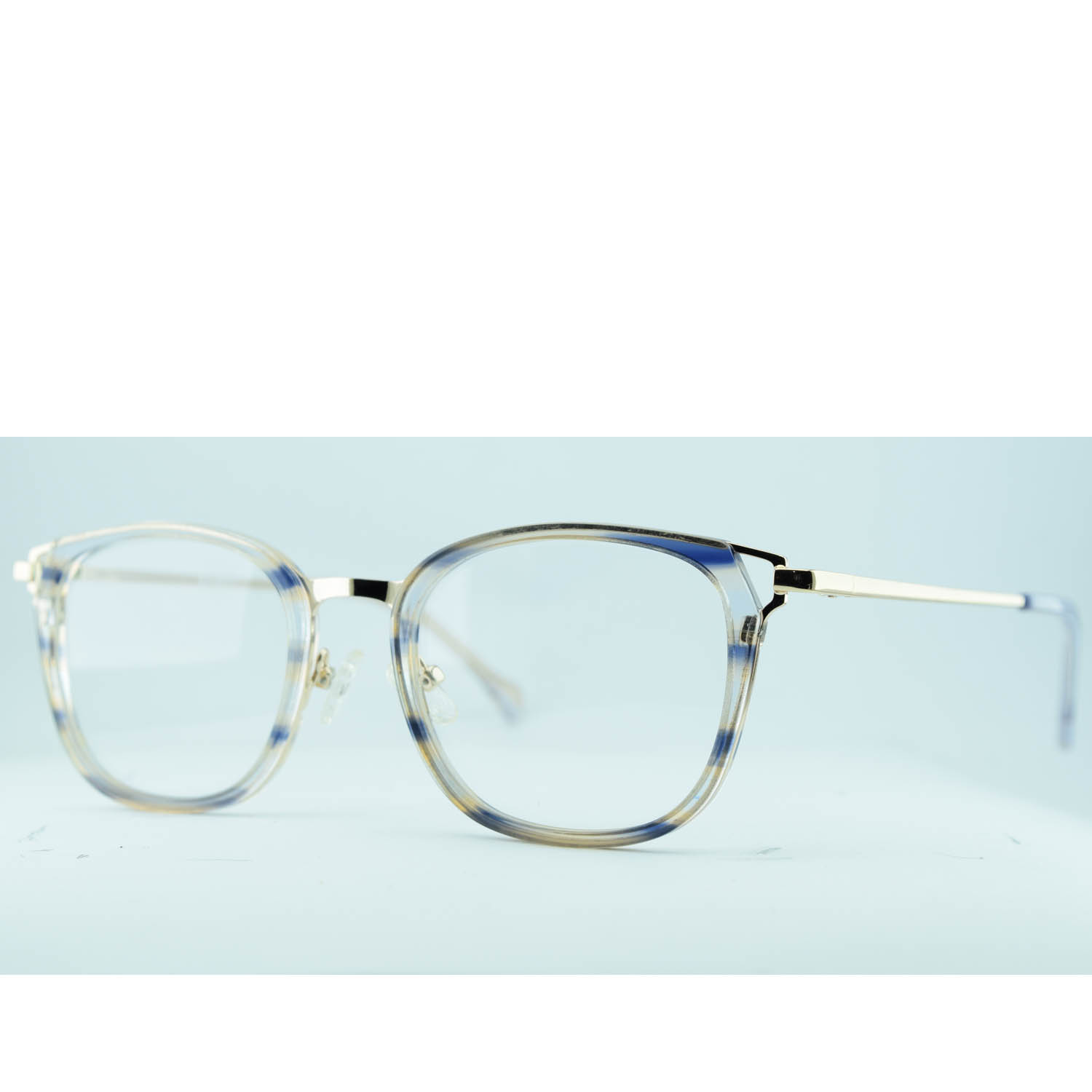 Anteojos de Metal Dorado livianos para lentes recetados | TL3735MARDOC5