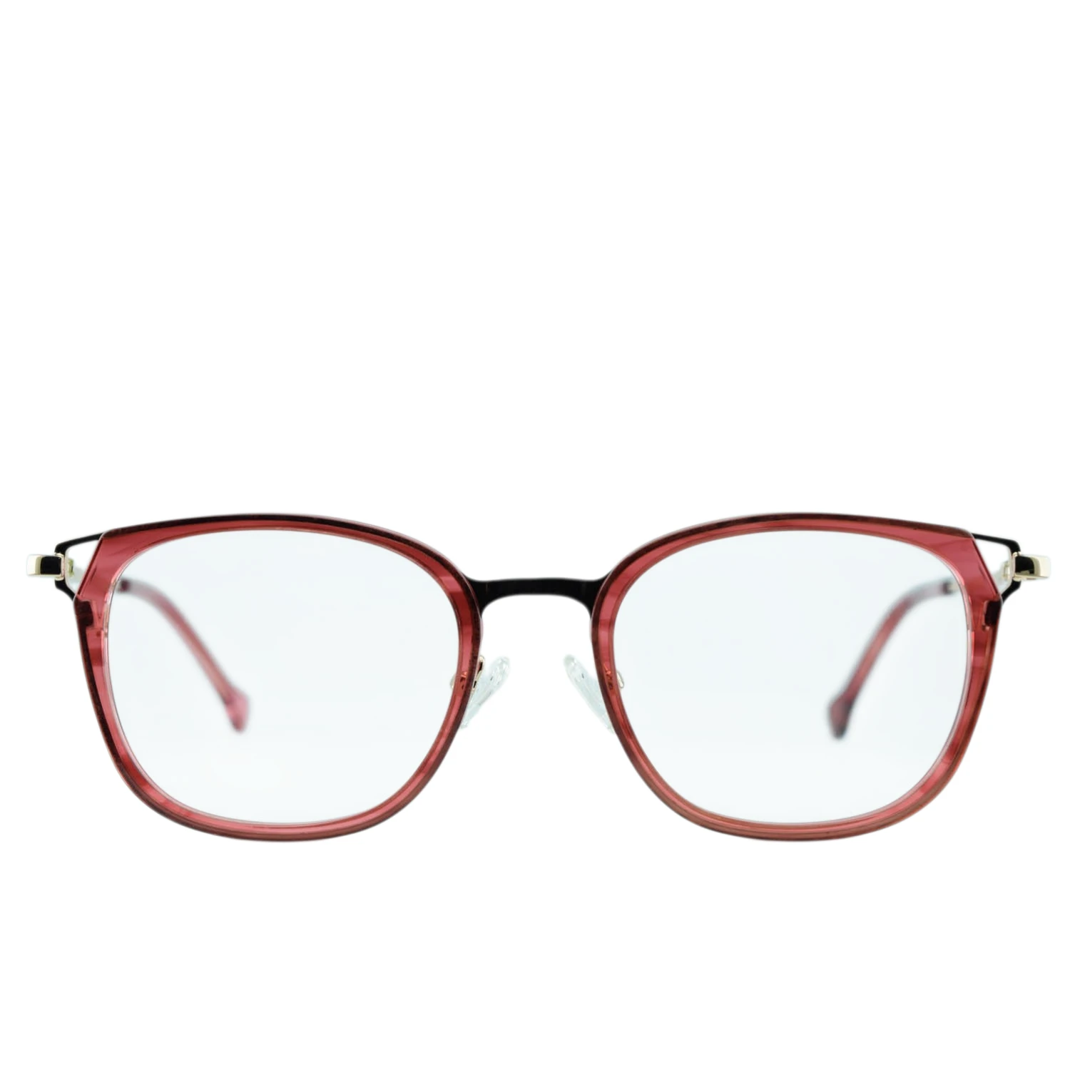 Anteojos de Metal Rojo livianos para lentes recetados | TL3735ROJDOC3