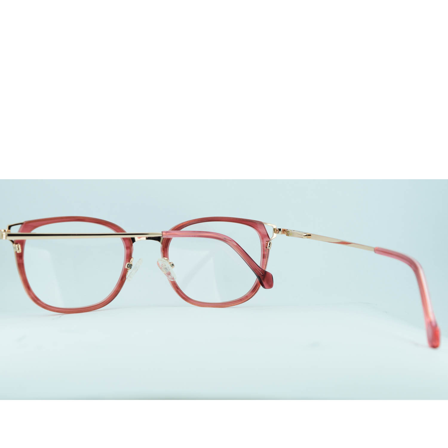Anteojos de Metal Rojo livianos para lentes recetados | TL3735ROJDOC3
