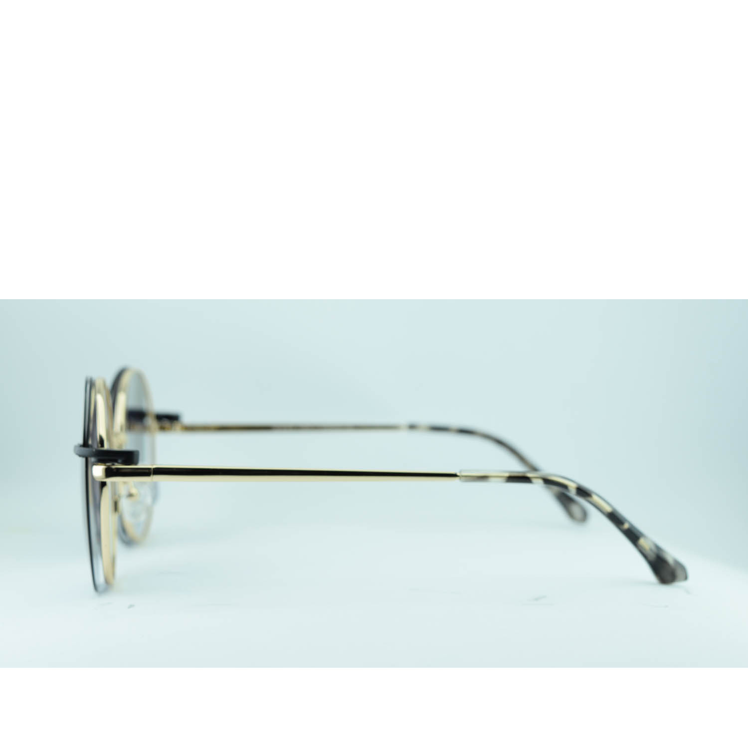 Anteojos Clip On de Metal Negro livianos 2 en 1 | YC8050NEDOC2