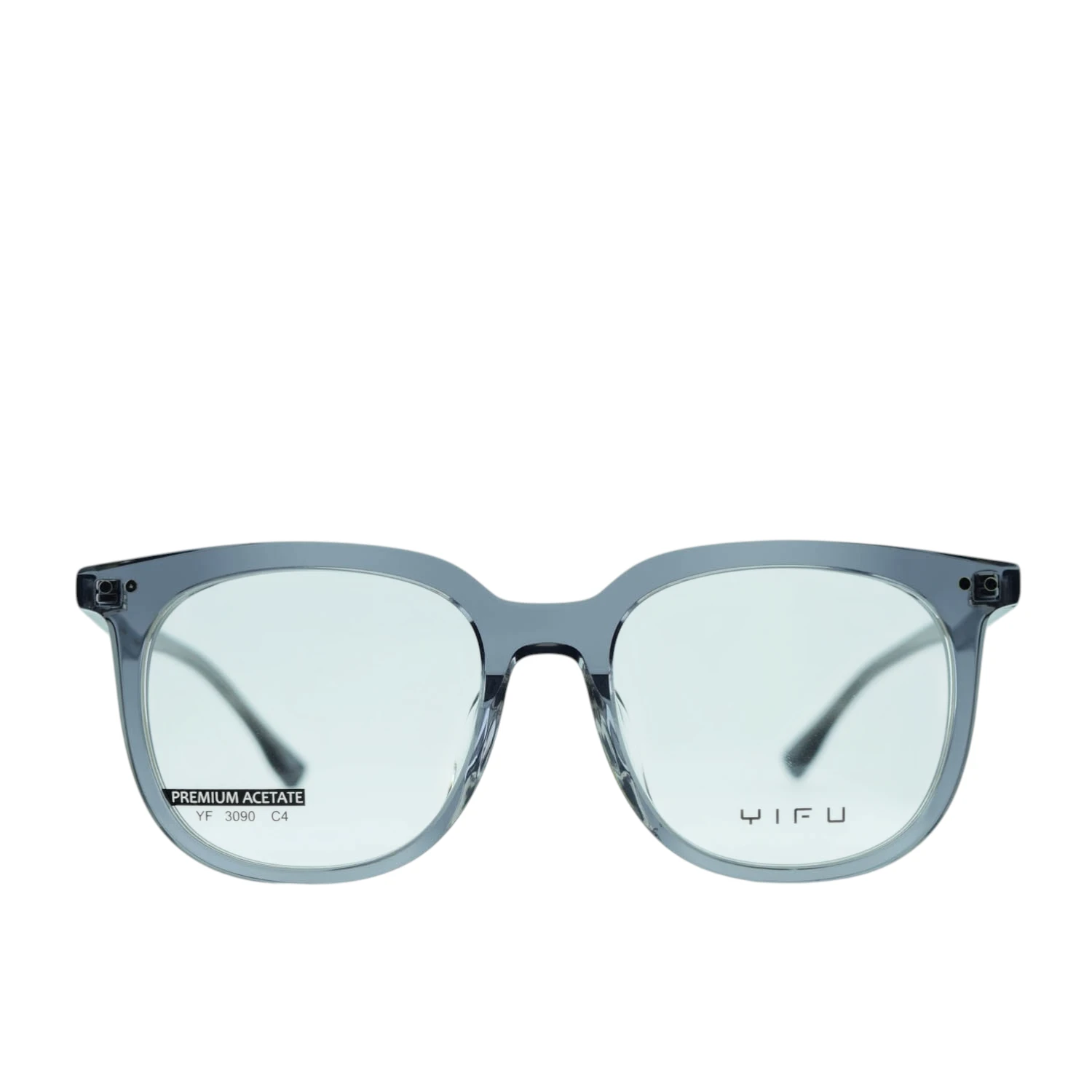 Anteojos de Acetato Gris livianos para lentes recetados | YF3090GRTRC4 3 Anteojos de Acetato Gris livianos para lentes recetados | YF3090GRTRC4