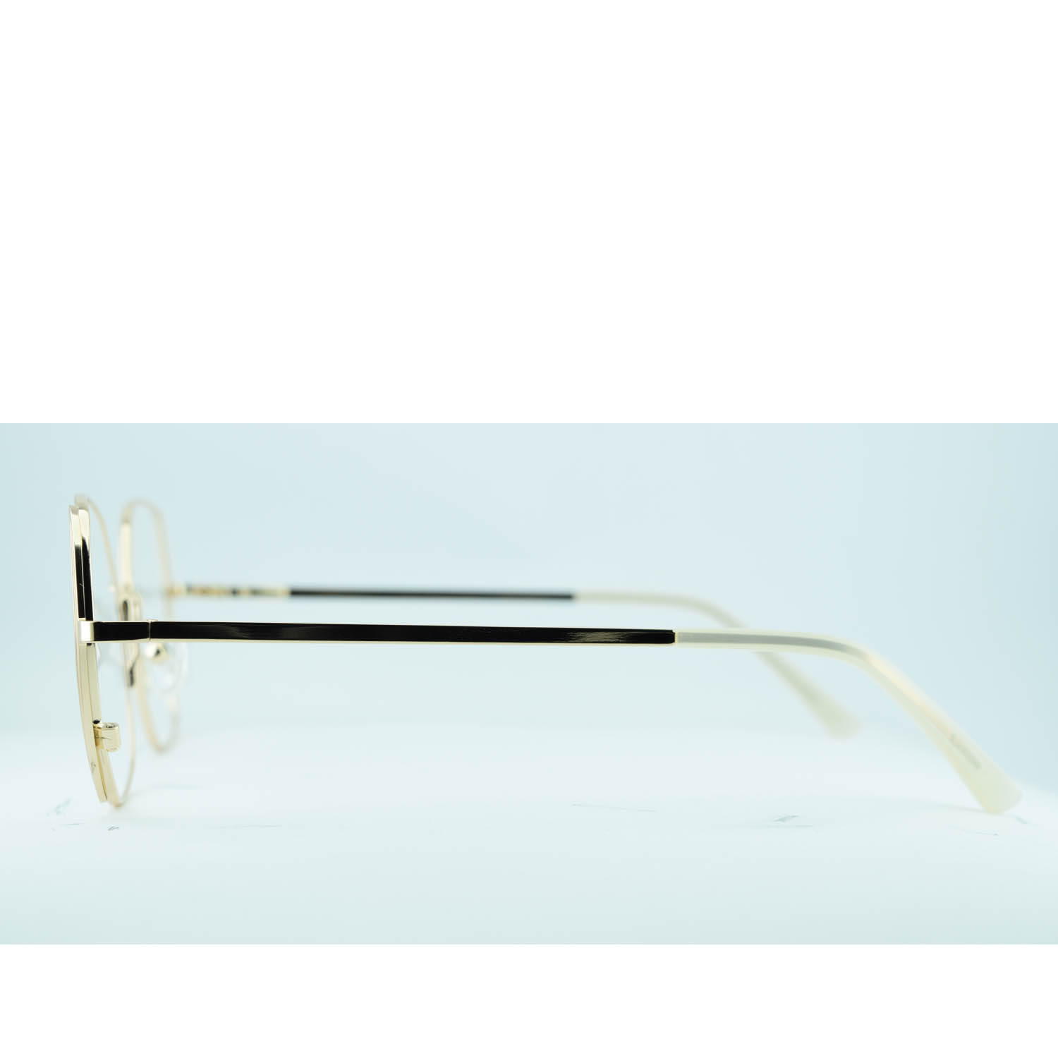 Anteojos de Metal Dorado livianos para lentes recetados | YJ0289DOBEIC3