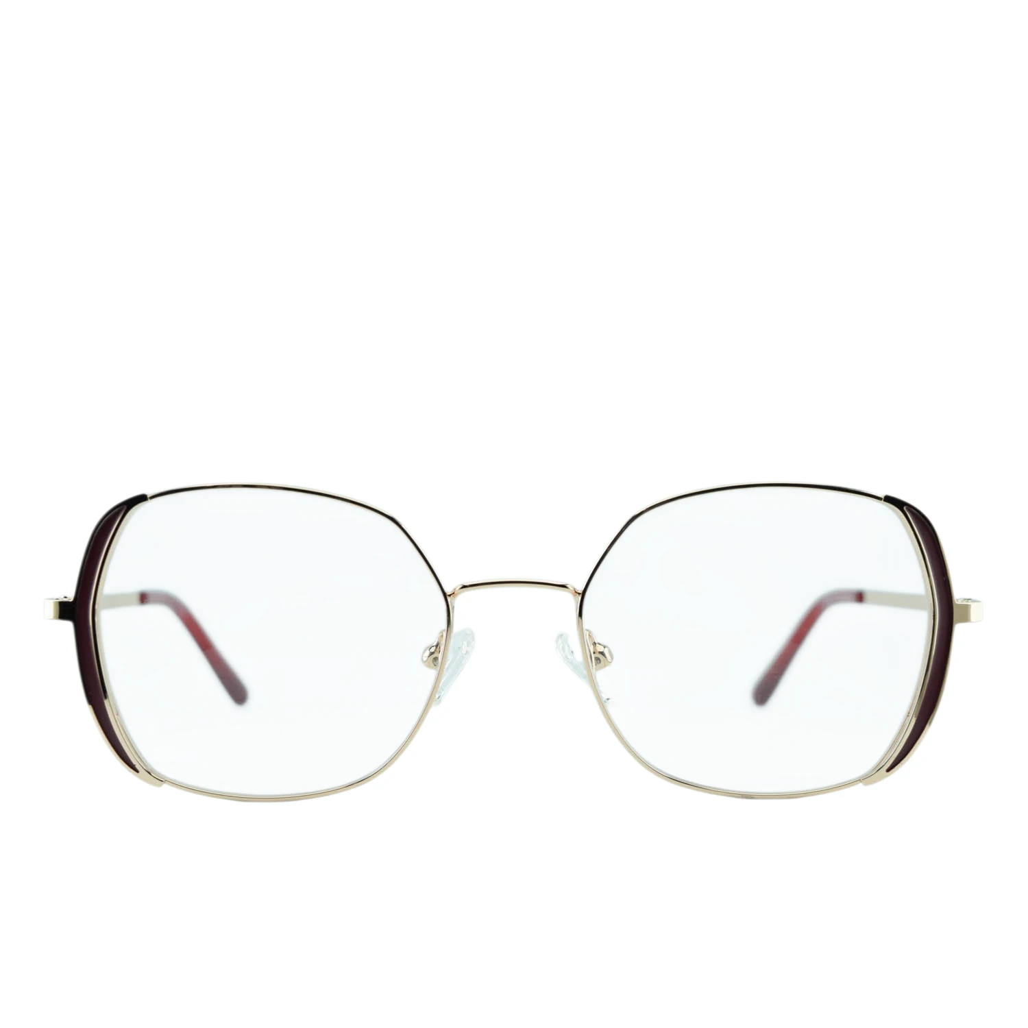Anteojos de Metal Dorado livianos para lentes recetados | YJ0289DOBORC2