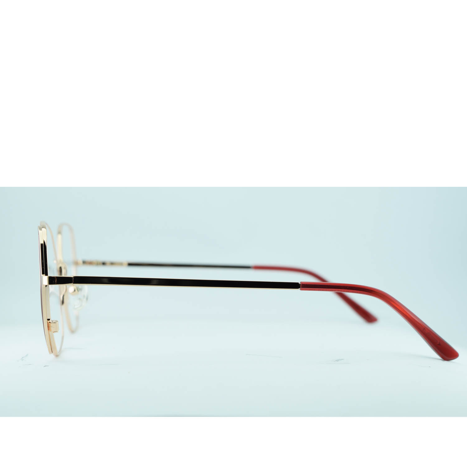 Anteojos de Metal Dorado livianos para lentes recetados | YJ0289DOBORC2