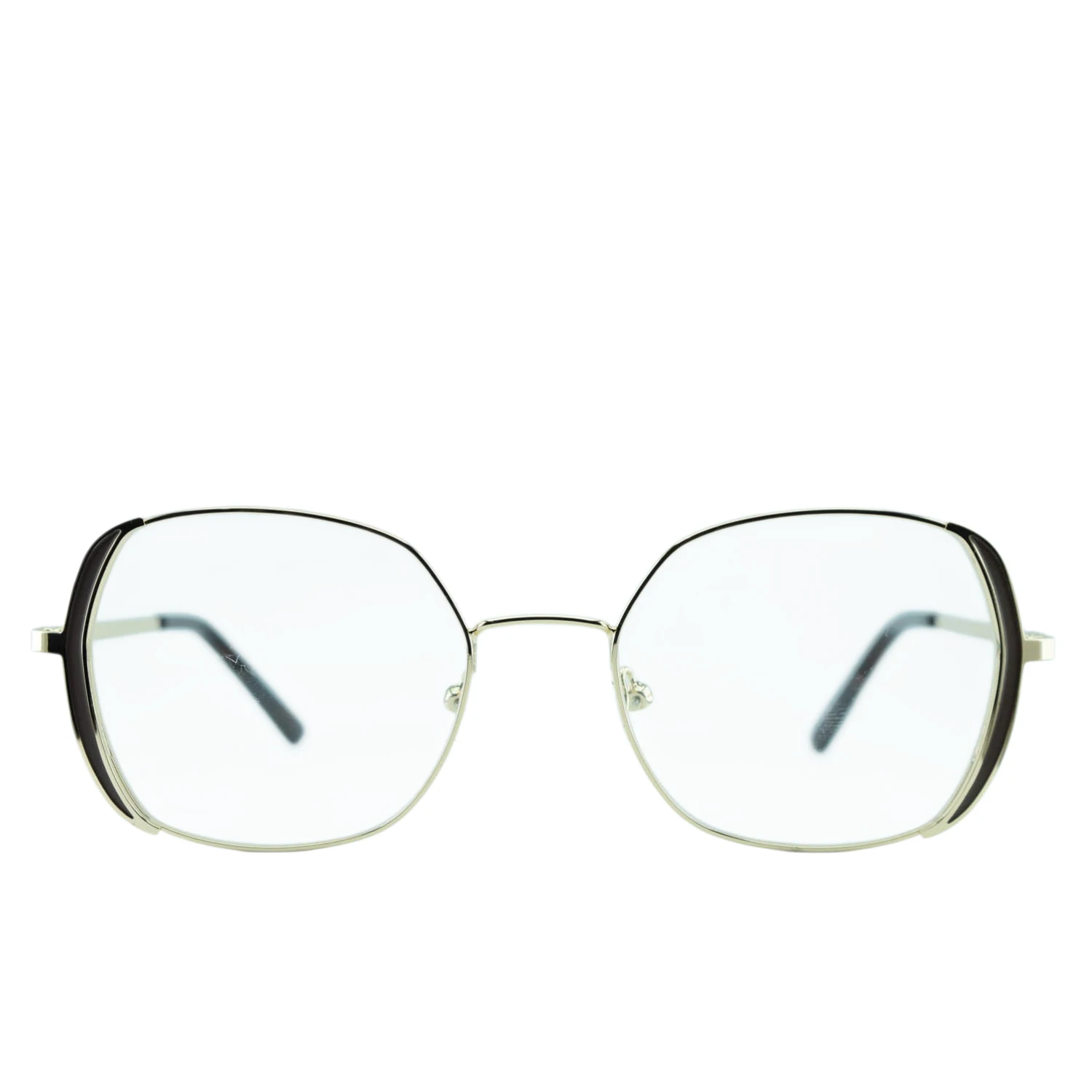 Anteojos de Metal Dorado livianos para lentes recetados | YJ0289DOMARC1