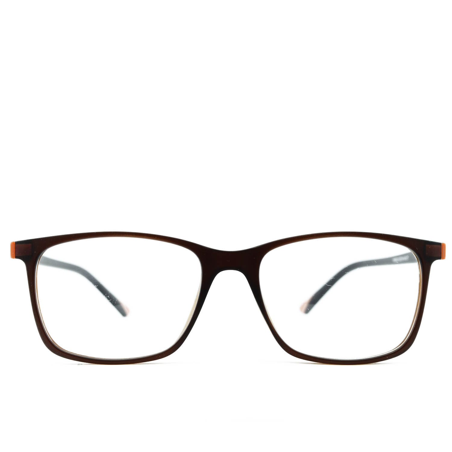 Anteojos de Plástico TR90 Marrón livianos para lentes recetados | YS6060MANEC7