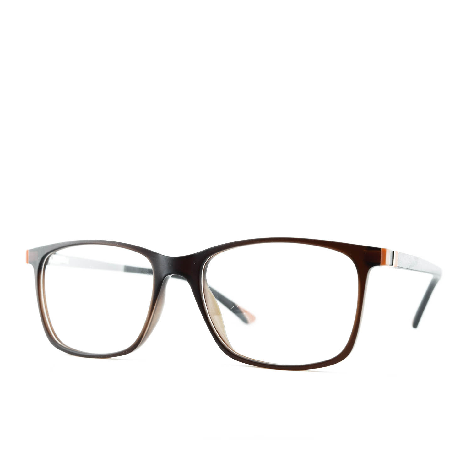 Anteojos de Plástico TR90 Marrón livianos para lentes recetados | YS6060MANEC7