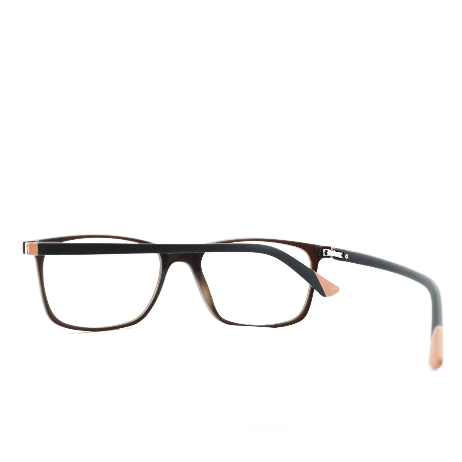 Anteojos de Plástico TR90 Marrón livianos para lentes recetados | YS6060MANEC7